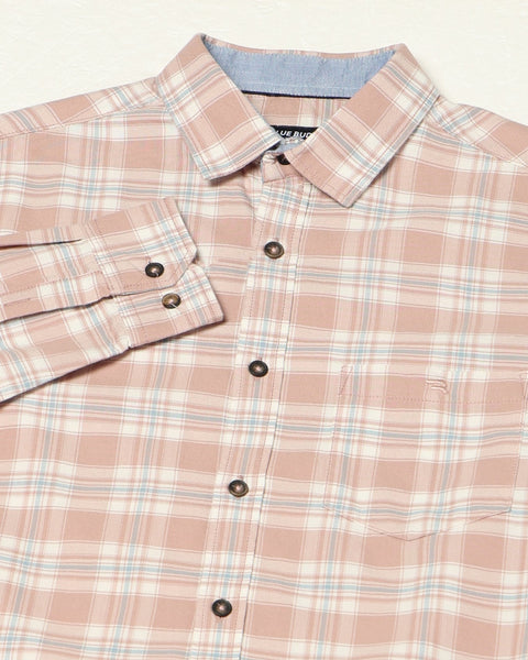 Rust Checkered Tailored Fit Shirt - Shirts - 241129808