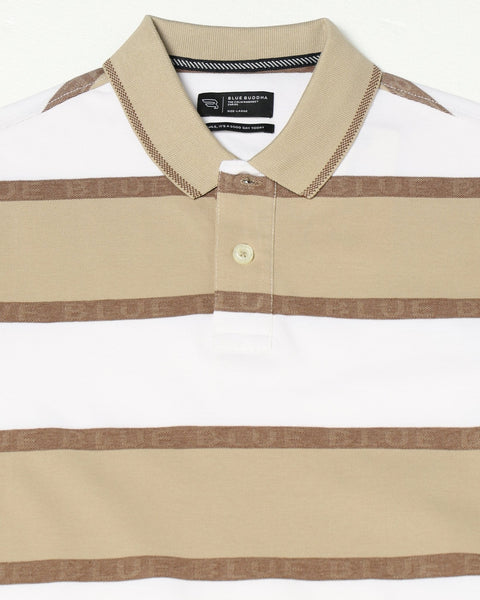 SOLRE Beige Polo T Shirt - T-Shirt - 2411300856