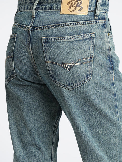 Tinted Blue Relax Fit Jeans - Jeans - 231110832