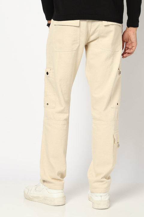 WHITE RELAXED CARGO - Cargo - 250610368
