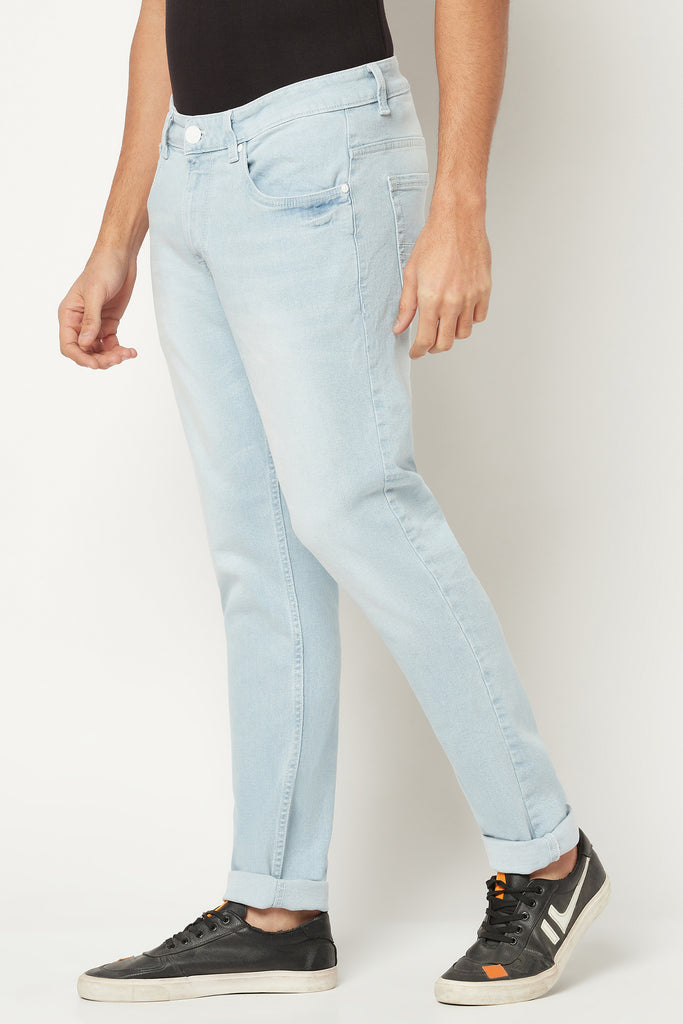 Blue Tapered Fit Jeans 