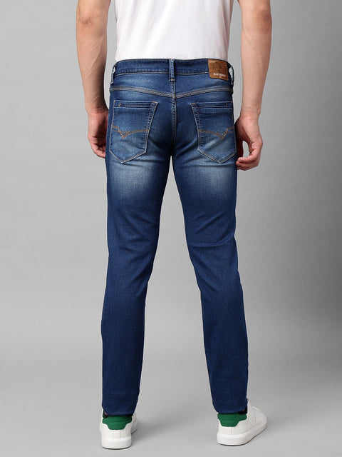 Dark Blue Skinny Fit Jeans - Jeans - 230110023