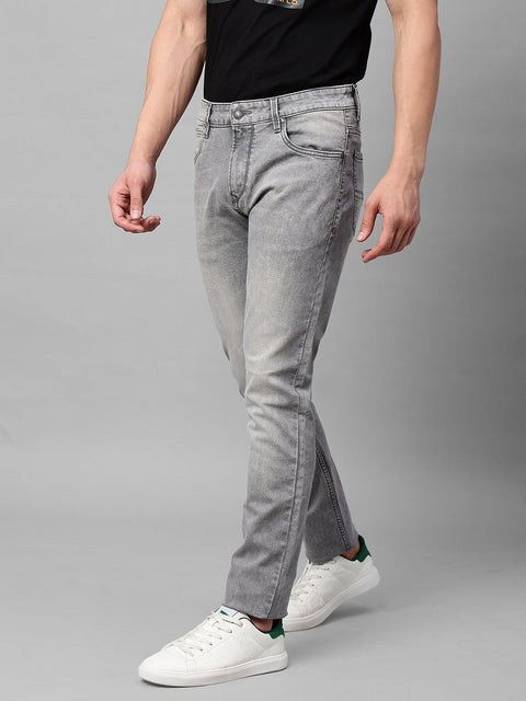 Grey Slim Fit Jeans - Jeans - 230210173