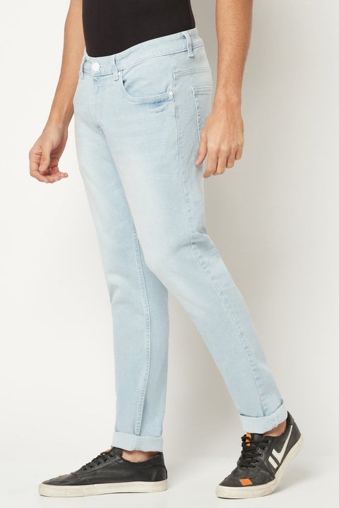 Ice Blue Skinny Fit Jeans - Jeans - 221111017