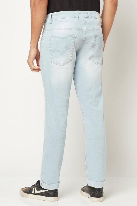 Ice Blue Skinny Fit Jeans - Jeans - 221111017