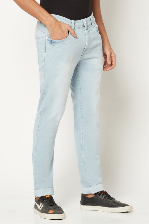 Ice Blue Skinny Fit Jeans - Jeans - 221111017