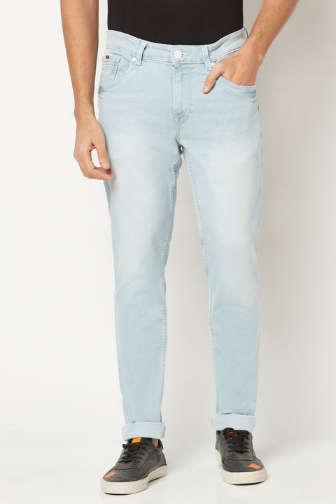 Ice Blue Skinny Fit Jeans - Jeans - 221111017