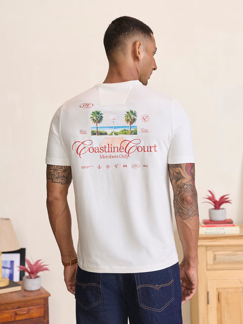Smart Fit Single Jersey Graphic T-Shirt