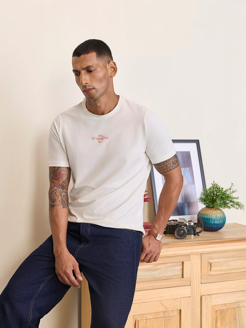 Smart Fit Single Jersey Graphic T-Shirt