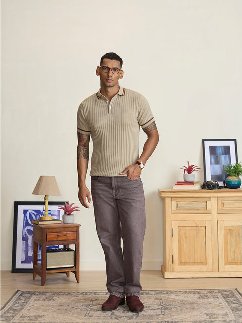 Solid Flatknit Polo