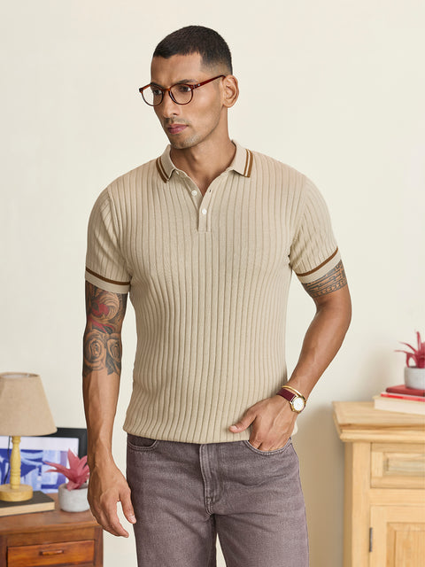 Solid Flatknit Polo
