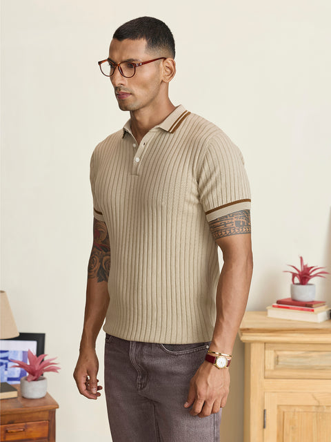 Solid Flatknit Polo