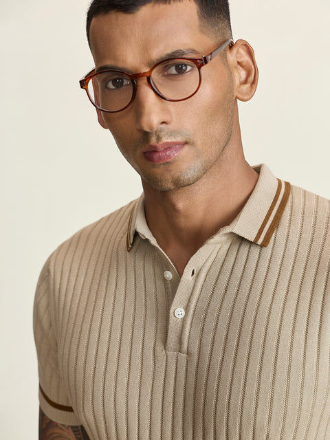Solid Flatknit Polo