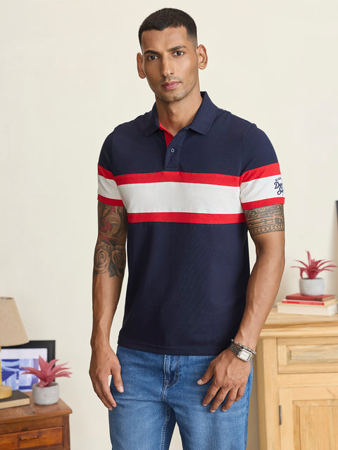 Solid Pique Half Sleeve Polo