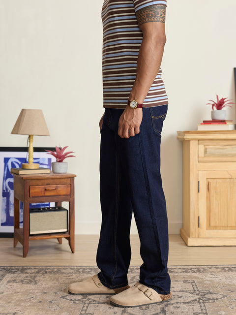 Relaxed Fit Rigid Denim