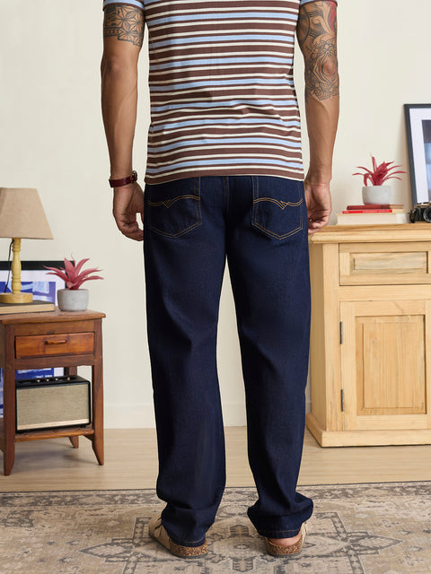 Relaxed Fit Rigid Denim