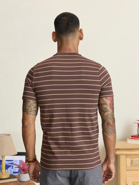 Single Jersey Striped T-Shirt