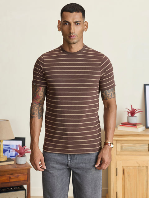 Single Jersey Striped T-Shirt