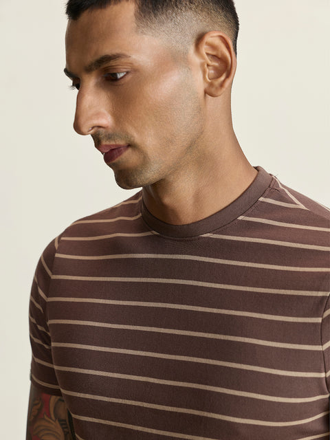Single Jersey Striped T-Shirt