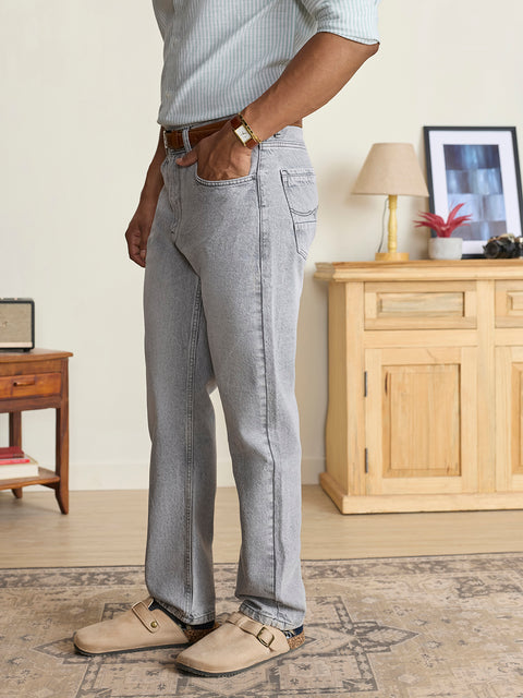 Relaxed Fit Rigid Denim