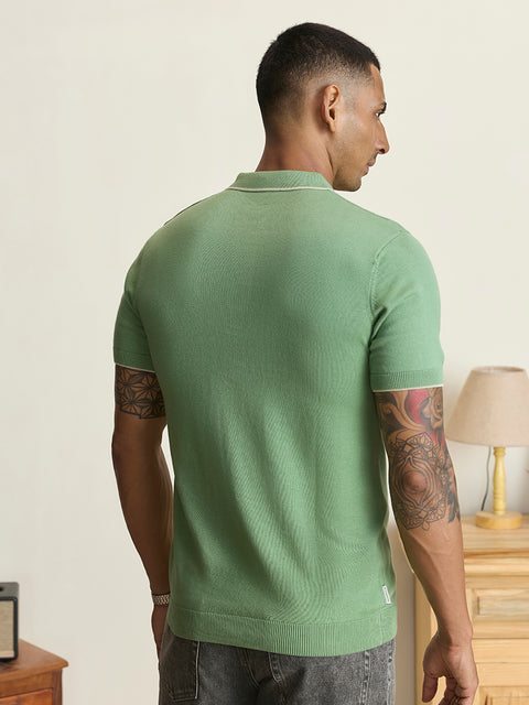 Smart Fit Textured Flatknit Polo