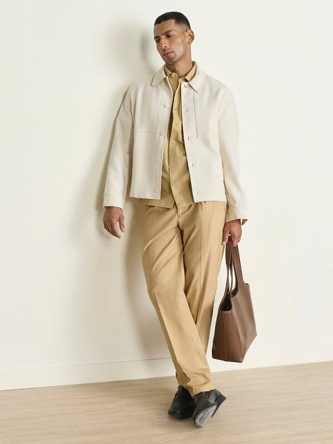 Relaxed Fit Linen Trousers