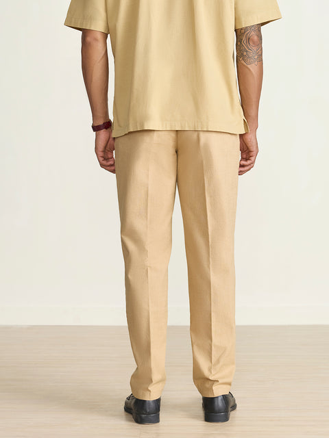 Relaxed Fit Linen Trousers