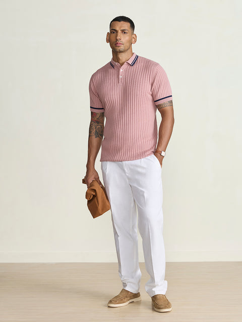 Solid Flatknit Polo