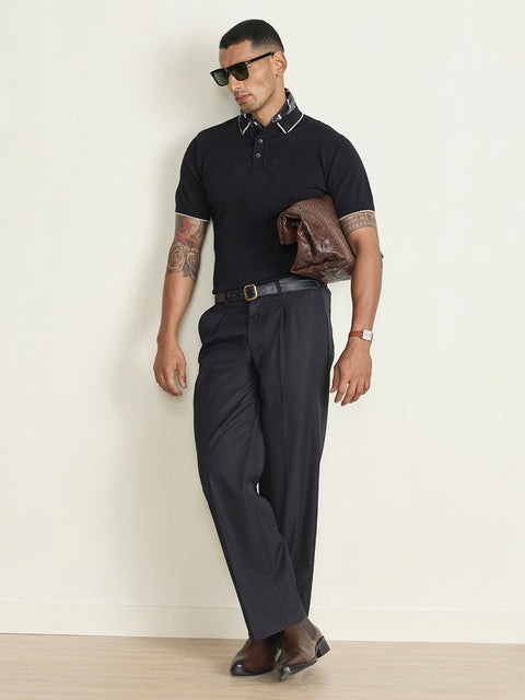 Smart Fit Textured Flatknit Polo