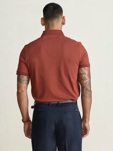 Smart Fit Solid Pique Polo