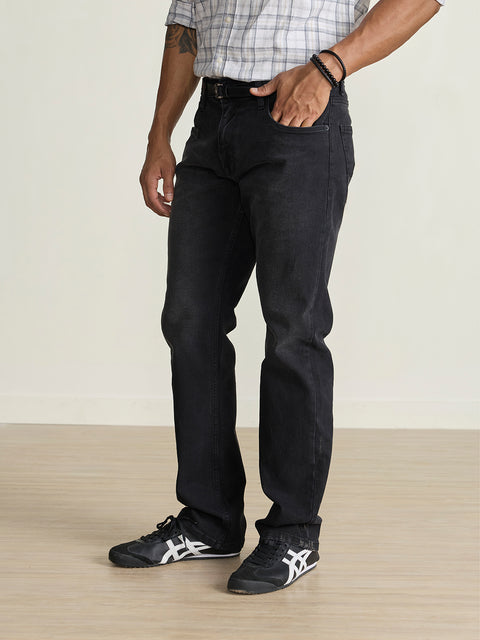 Straight Fit Rigid Denim