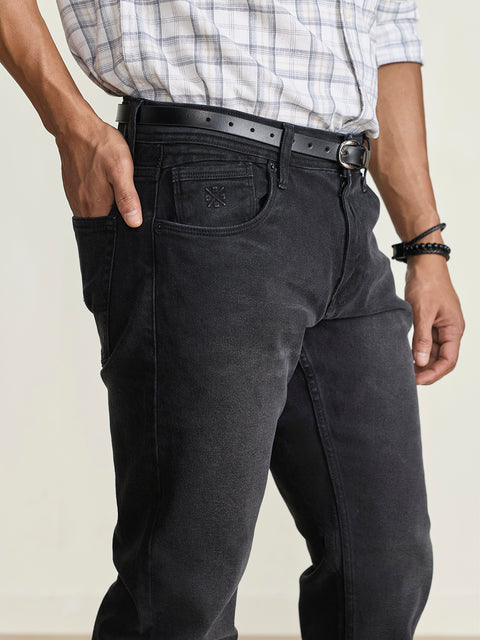 Straight Fit Rigid Denim