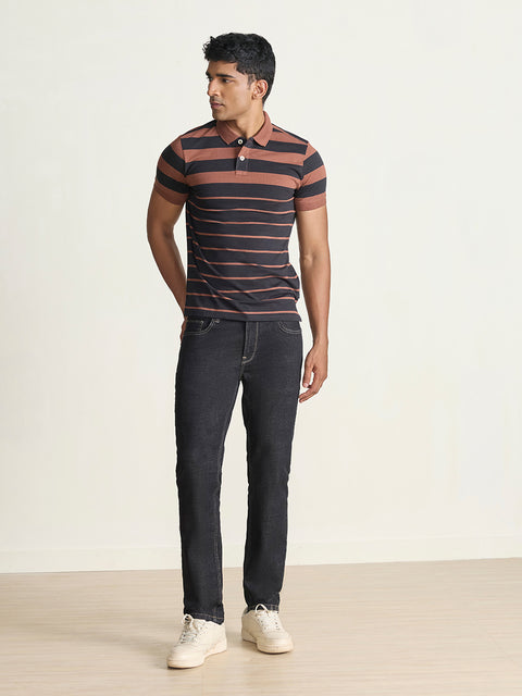 Smart Fit Striped Polo