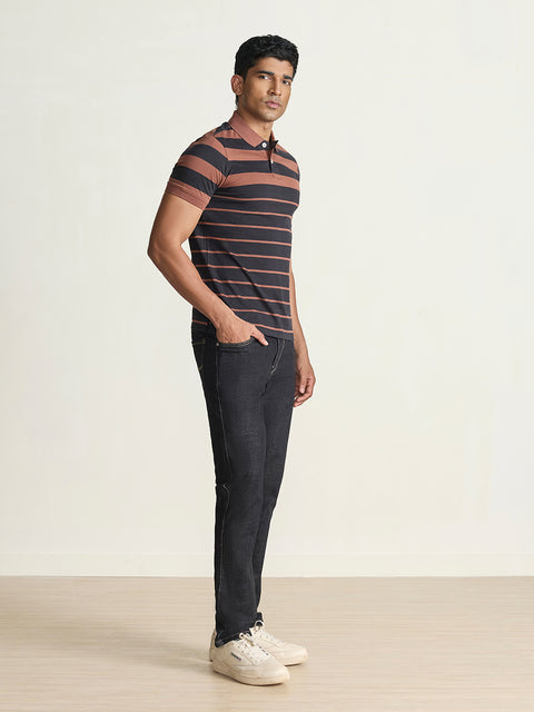 Smart Fit Striped Polo
