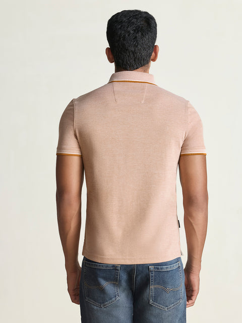 Smart Fit Solid Cotton Blend Polo