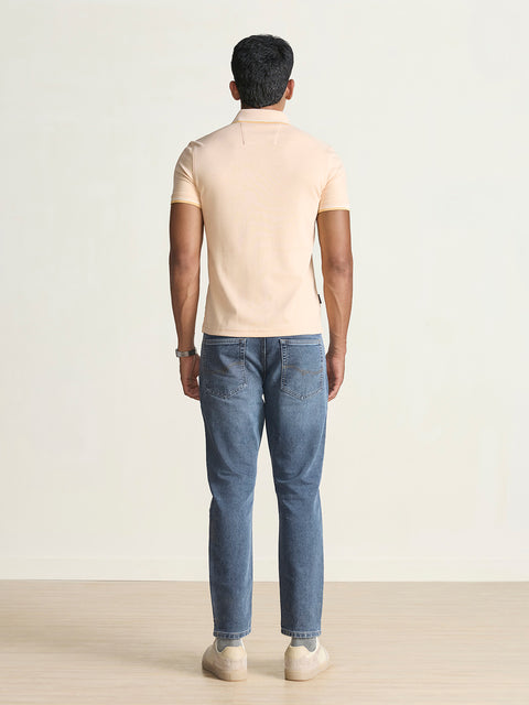 Smart Fit Solid Cotton Blend Polo