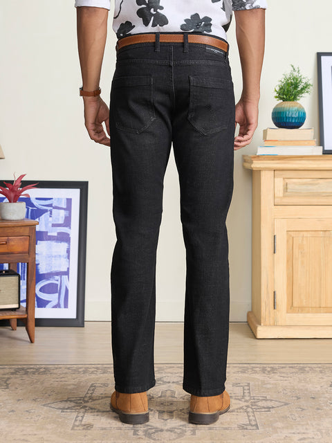 Tinted Straight Fit Twill Denim