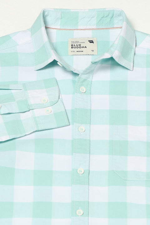 BUFFALO CHECKERED COTTON SHIRT