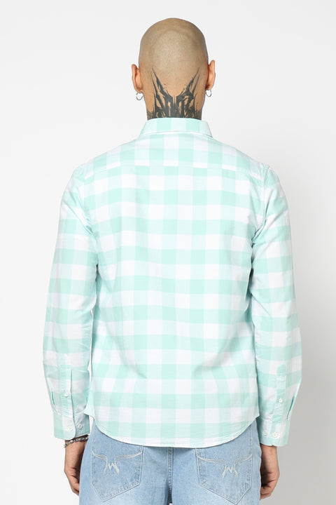 BUFFALO CHECKERED COTTON SHIRT