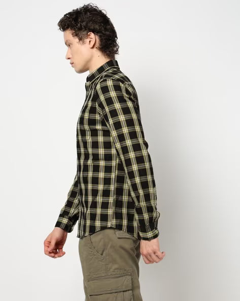 BLUE BUDDHA BLACK MENS SHIRT