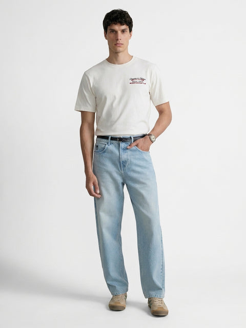 Graphic Oversized Looper T-Shirt