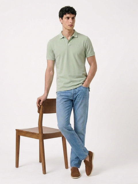 Plain Pique Regular  T-Shirt