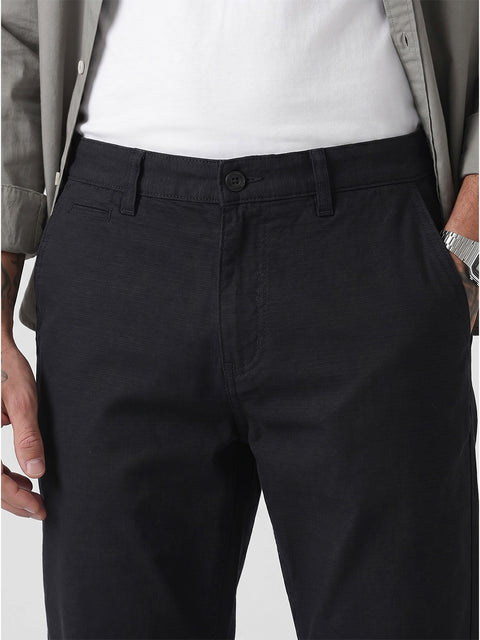 Plain Dobby Slim Fit Trouser