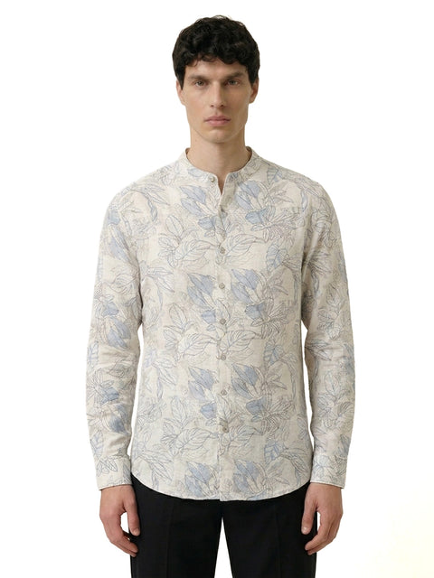 Floral Printed Cotton Shirt