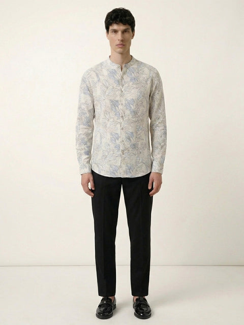 Floral Printed Cotton Shirt
