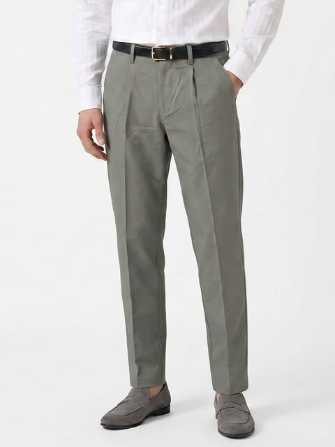 Plain Dobby Slim Fit Trouser