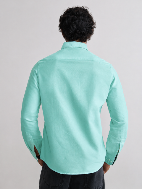 Plain Tailored Fit Oxford Shirt