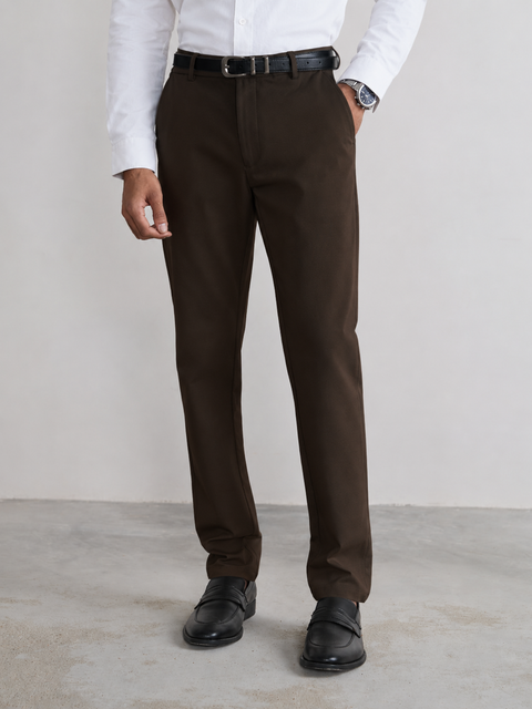 Slim Fit Cotton Blend Trouser