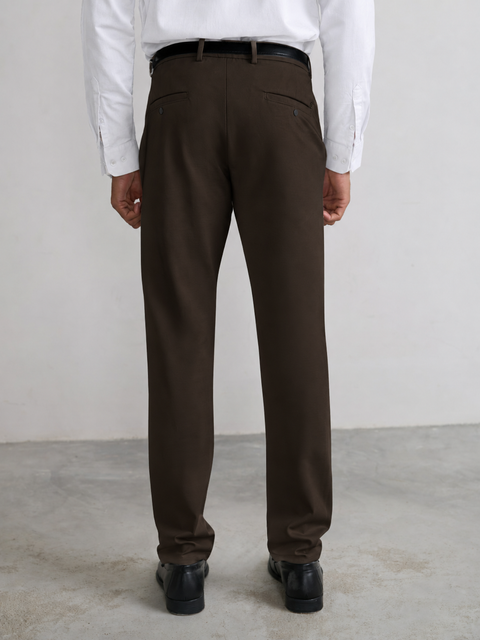Slim Fit Cotton Blend Trouser