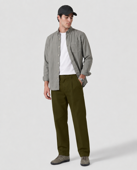 Slim Fit Dobby Trouser